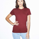 American Apparel Women's Fine Jersey Short Sleeve T-Shirt